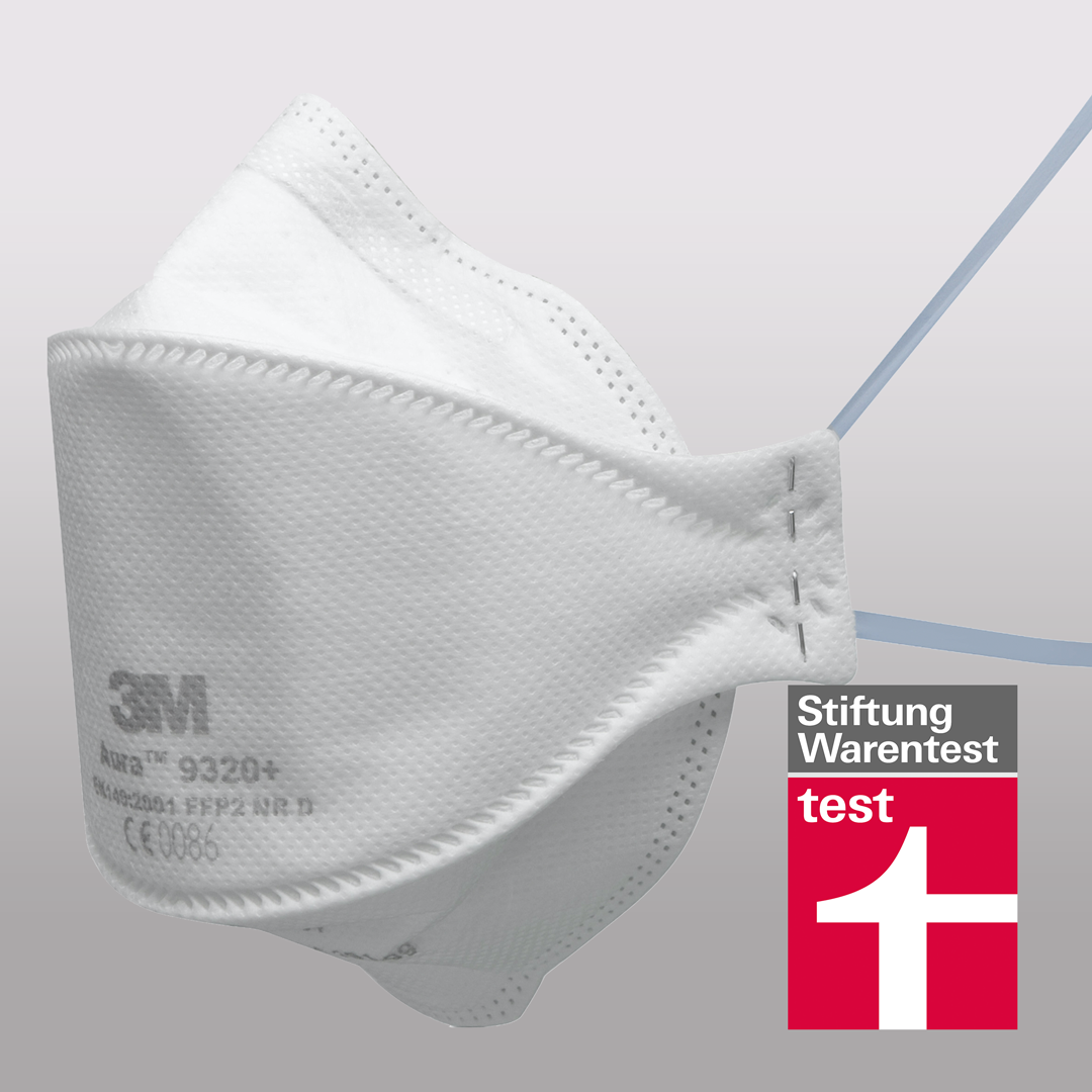 Atemschutzmaske 3M™ Aura™ 9320+ FFP2 5er-Pack
