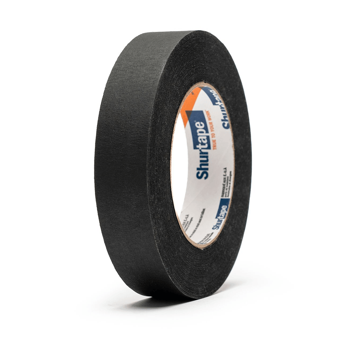 Papierklebeband mattschwarz